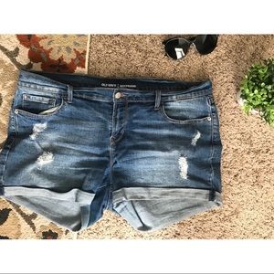 Old Navy Boyfriend jean shorts
